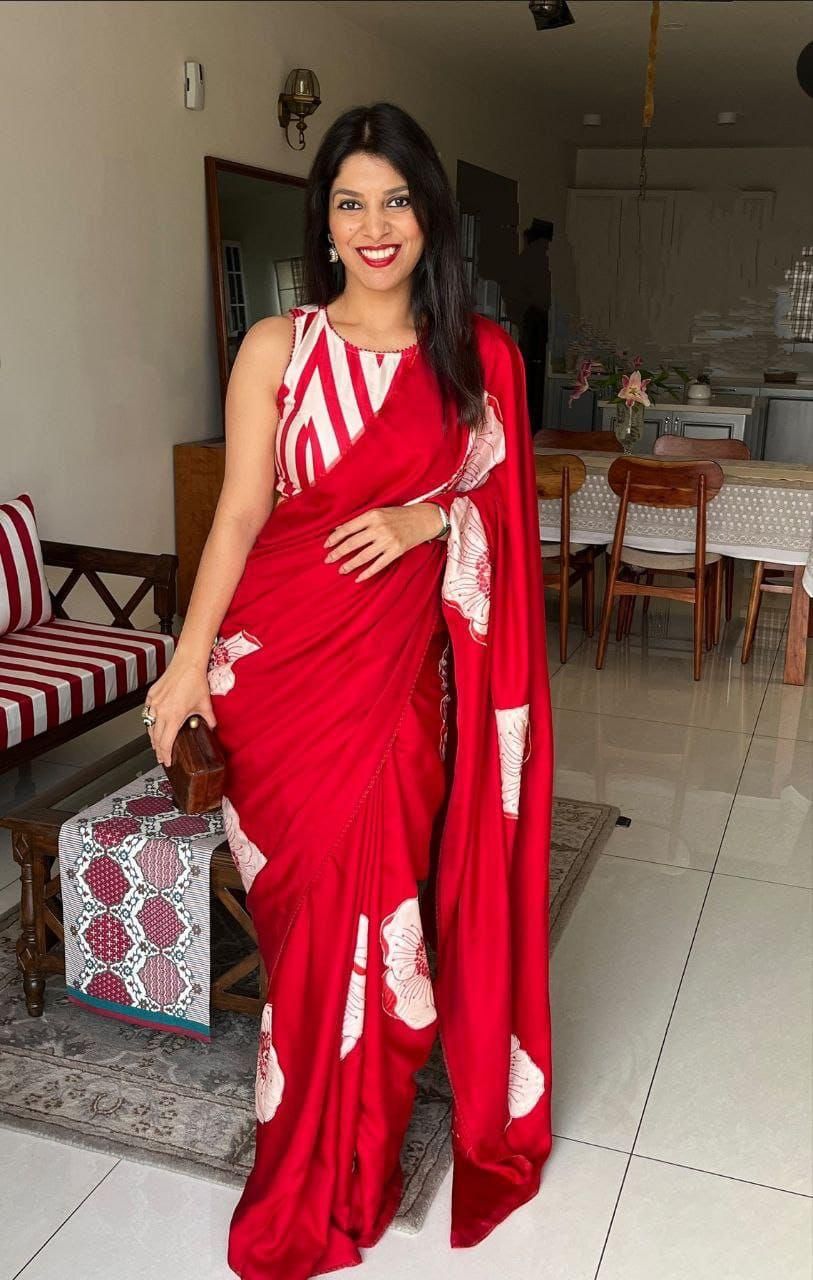 Modal Satin Silk Saree