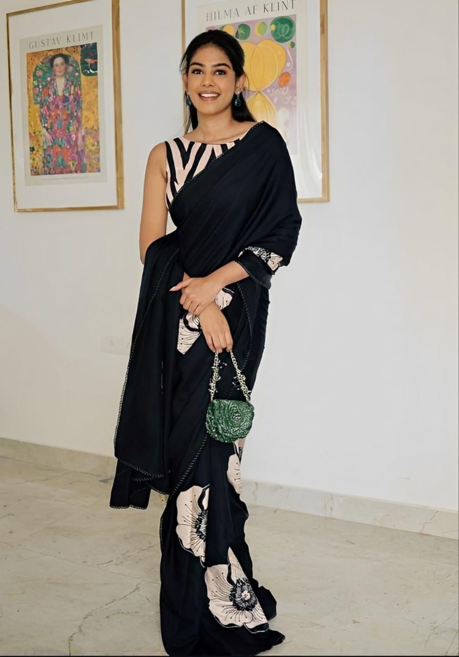 Modal Satin Silk Saree